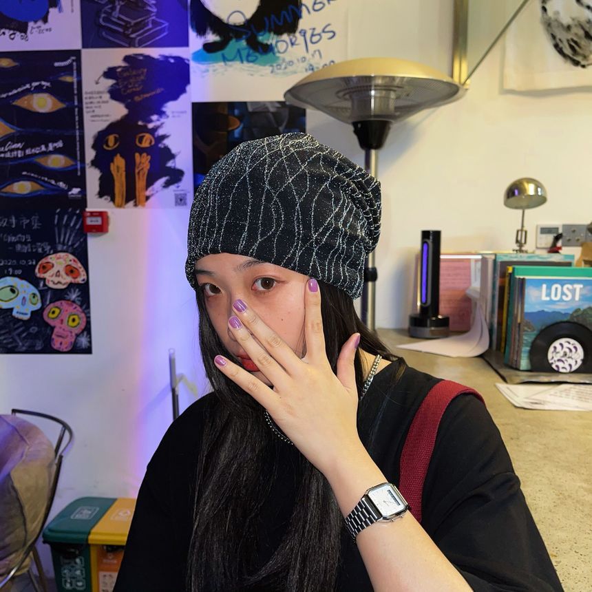 Hatrix - Print Shirred Beanie