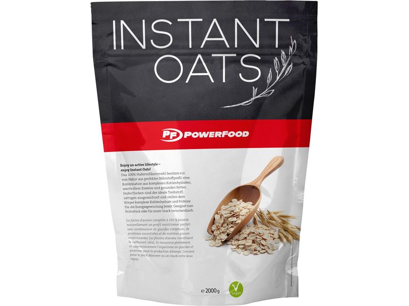 PowerFood One Instant Oats Natur, 2 kg Haferflocken