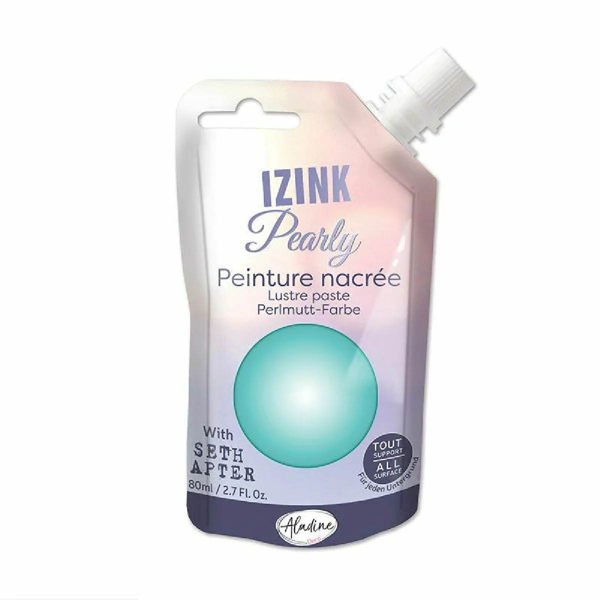 AladinE Peinture nacrée Vert menthe