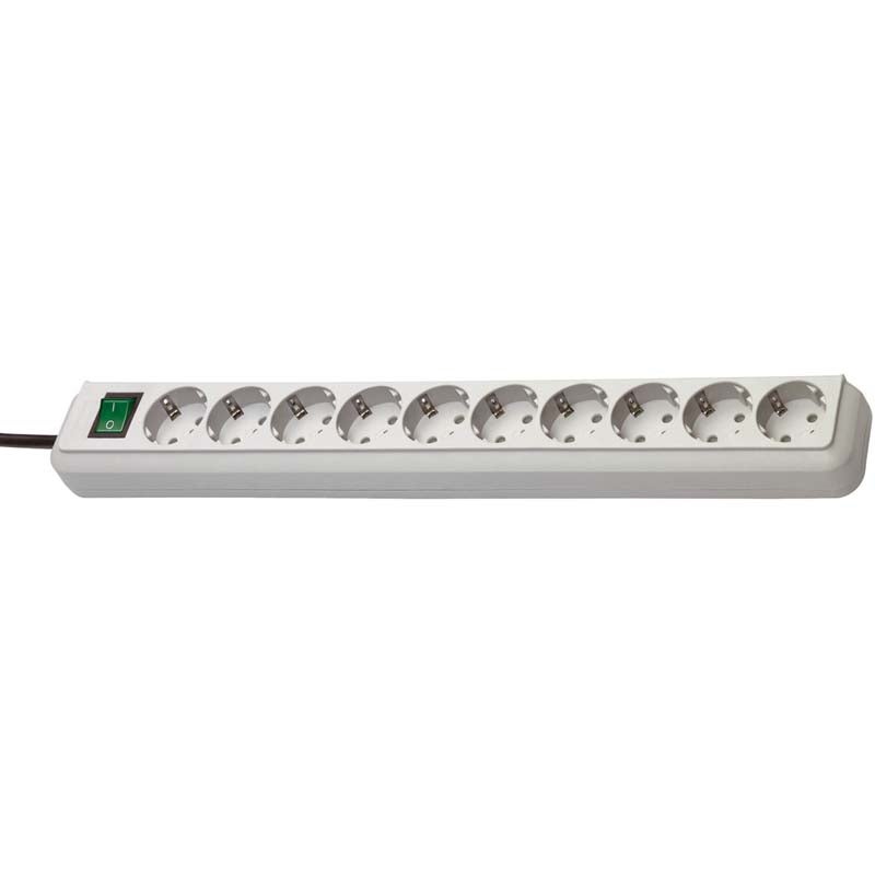 Brennenstuhl ECO-Line 1159350010 10-voudige stekkerdoos met veiligheidsschakelaar