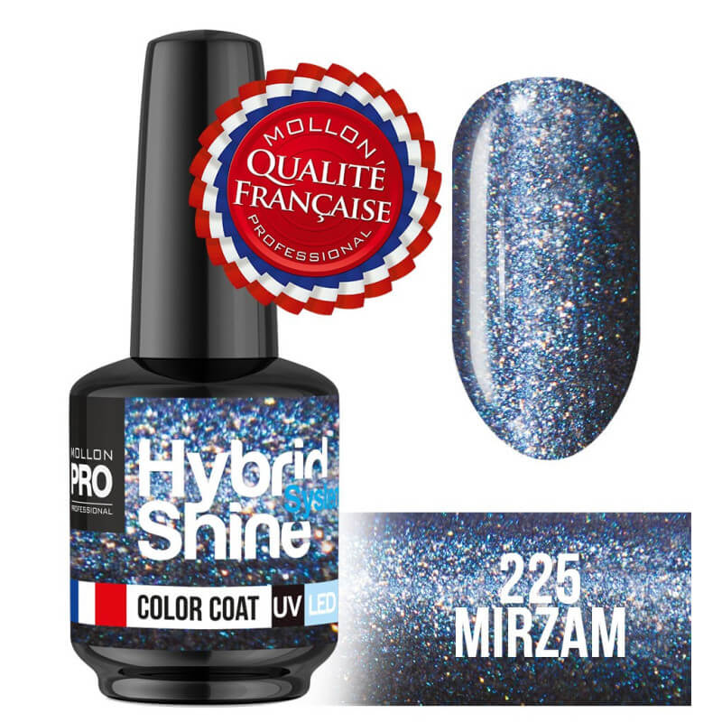 Mini Vernis Semi-Permanent Hybrid Shine Mollon Pro 8ml