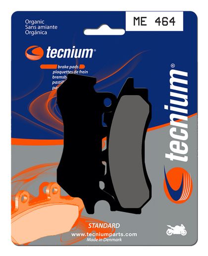 Plaquettes de freins Tecnium organique - ME464 (pour étrier de frein Nissin)