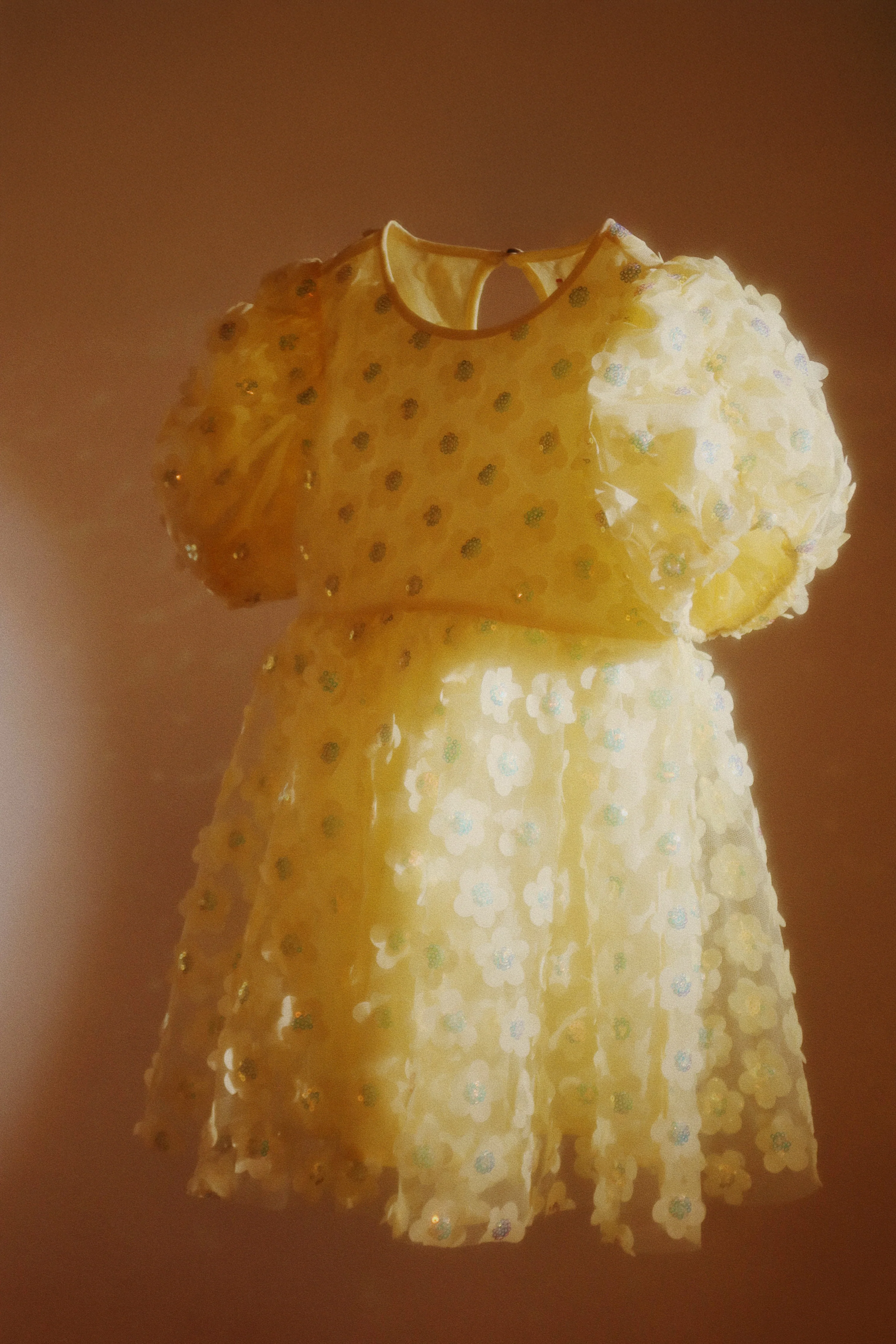 Sally kjole - fairy butter flower - 2Y