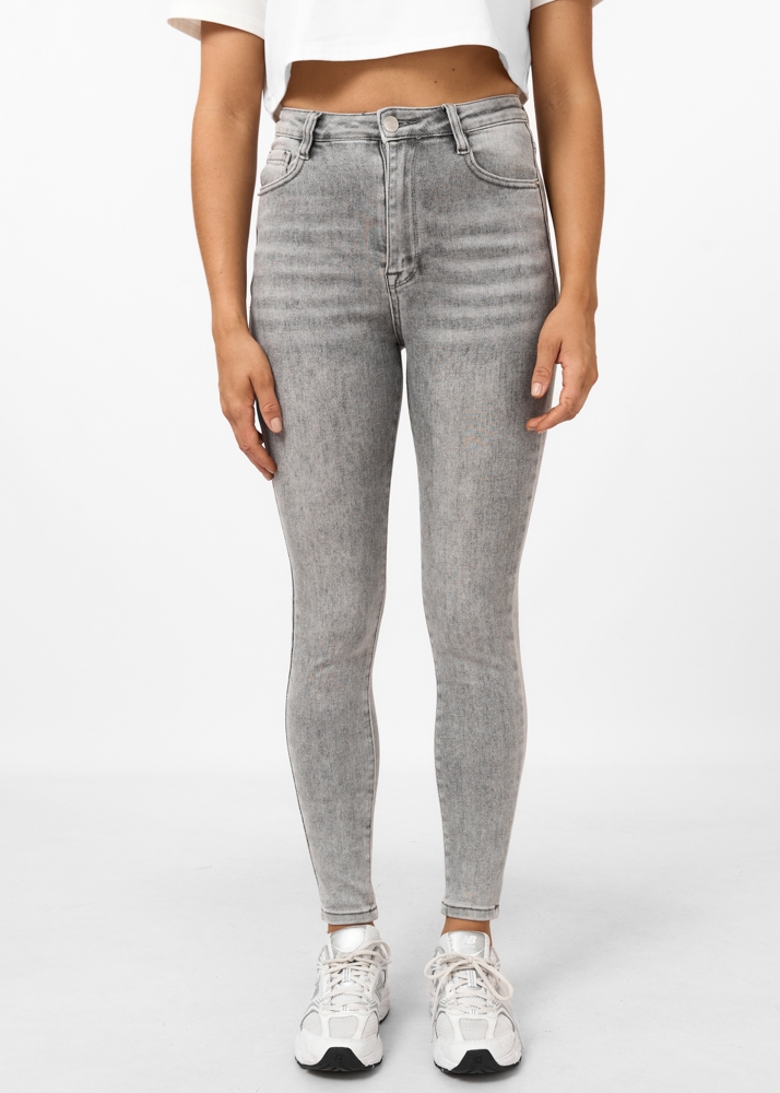 Skinny jeans grijs