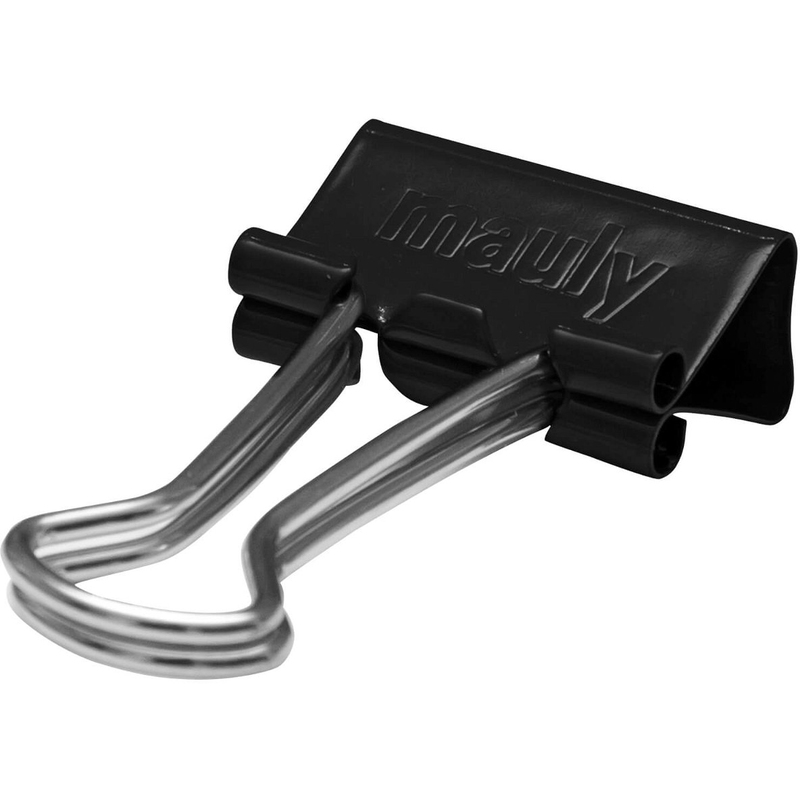 Maul Foldback Klammern Mauly 214, 19 mm, 12 Stück