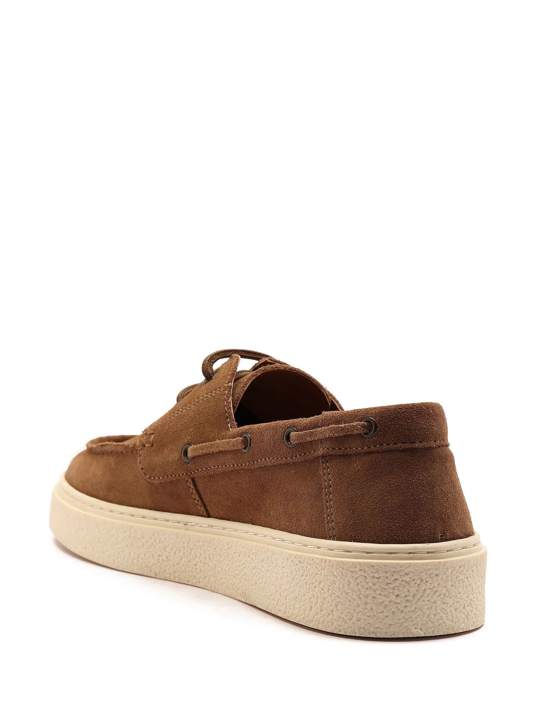 Off The Hook Daly Suede Leather Casual Lace-Up Boat Shoes