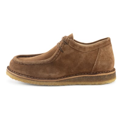 Damen-Halbschuh Velours, Braun