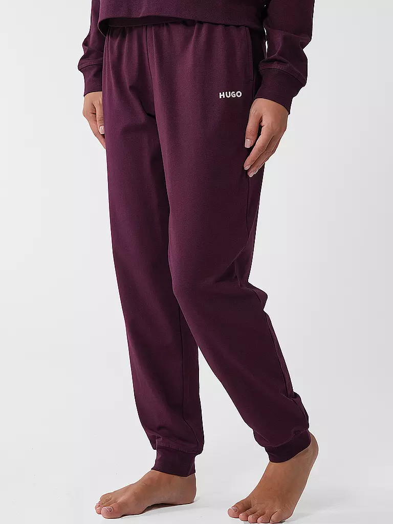 HUGO Loungewear Hose SHUFFLE beere