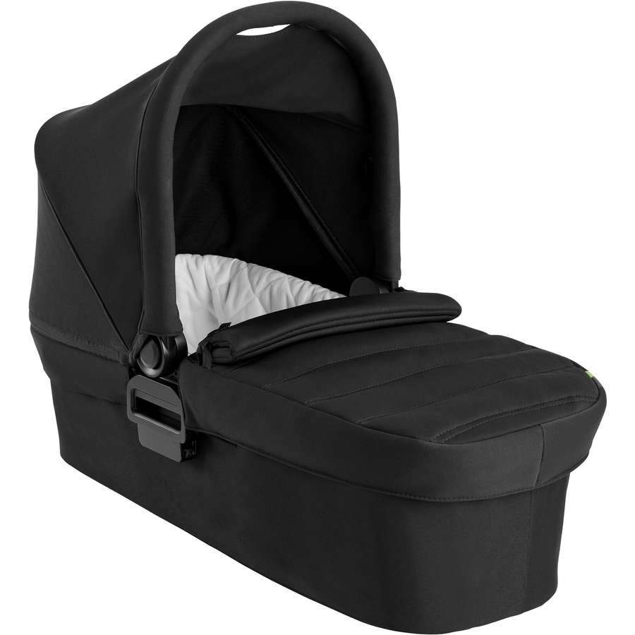 baby jogger Geschwisterwagen City Mini GT2 Double Jet schwarz inklusive Babywanne Mini GT2 Double, 1 x Sicherheitsbügel und Wetterschutz