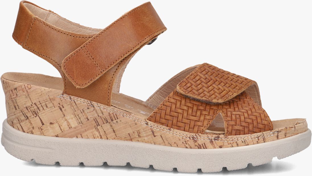 bruine hartjes sandalen met hak jazz