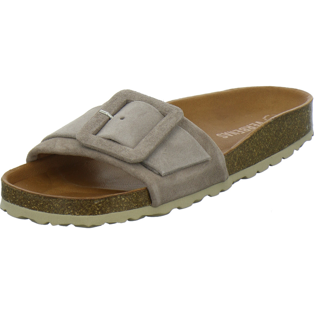 Verbenas Pantoletten Damen taupe