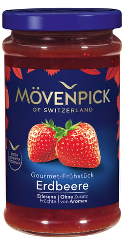 Mövenpick Gourmet-Frühstück Erdbeere Fruchtaufstrich