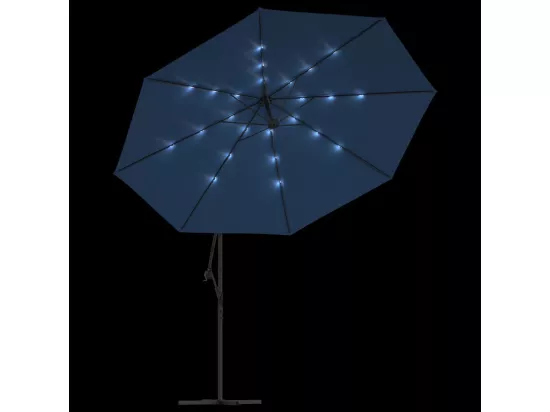 Parasol déporté avec lumières bleue 02_0008455