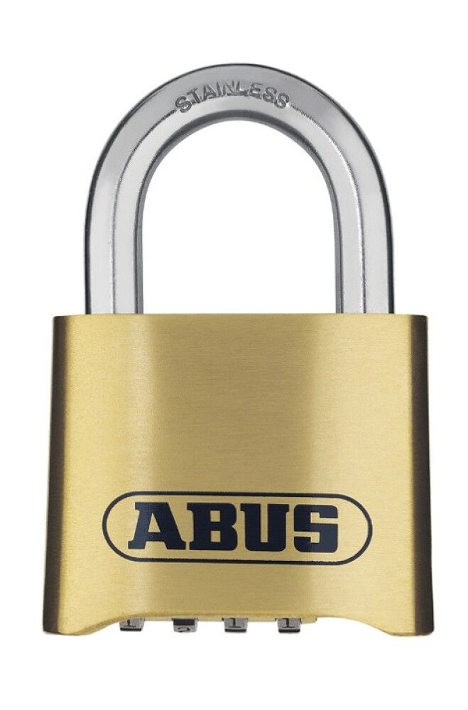 HENGELÅS ABUS KOMBINASJONSLÅS MESSING