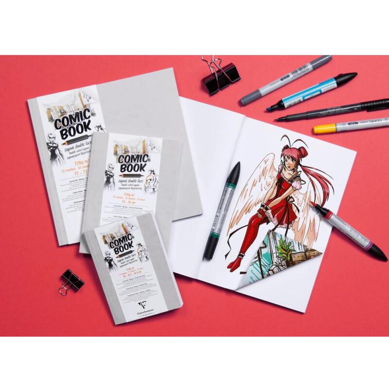 Layout double-face carnet cousu collé 32F 17,6x25cm 220g