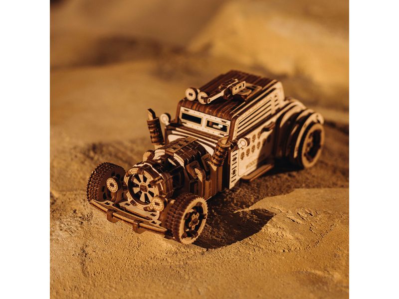 WoodTrick Bausatz Apocalyptic Car Postapokalyptisches Auto 3D Bausatz aus Holz
