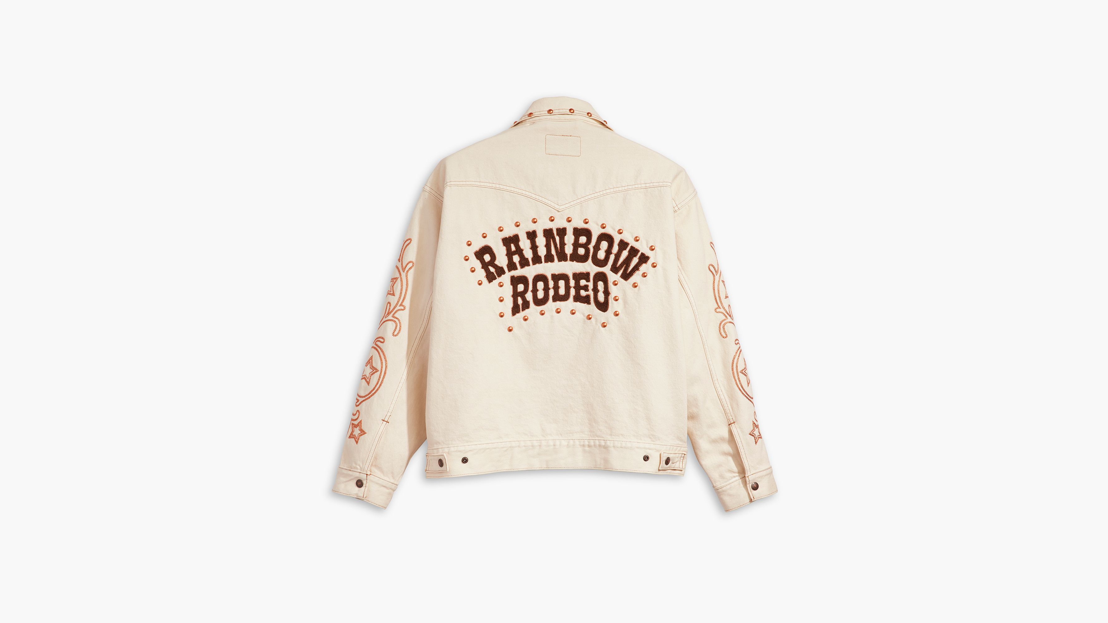 Levi's® Pride Veste Trucker Western Liberation - Rodeo Boots Trucker - Blanc