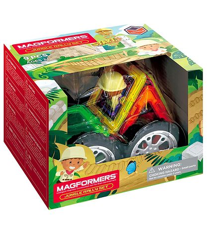 Magformers Magnets?t - 9 stk - Jungle Rally