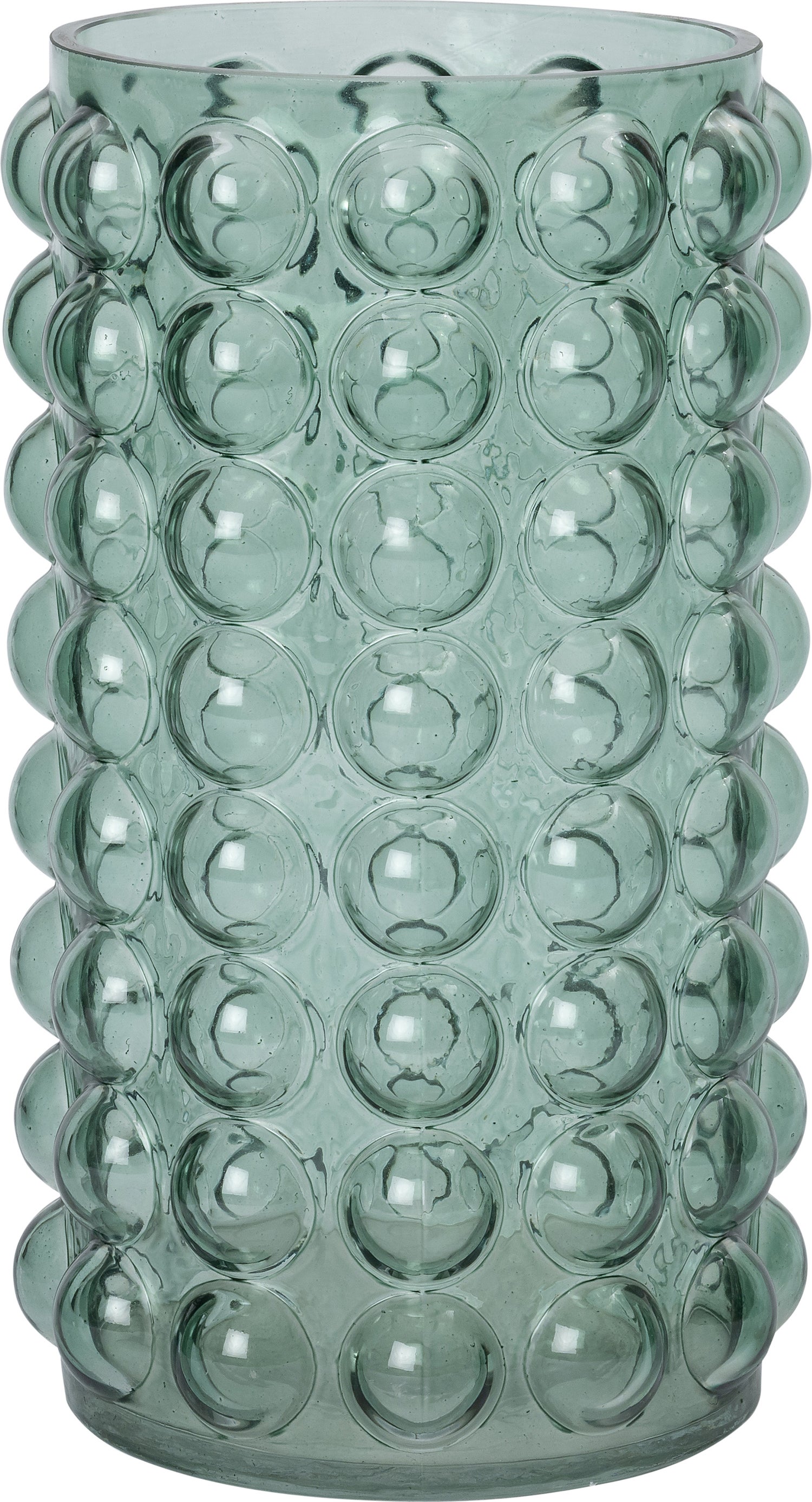 Intratuin vaas Bob groen D 19 H 15 cm