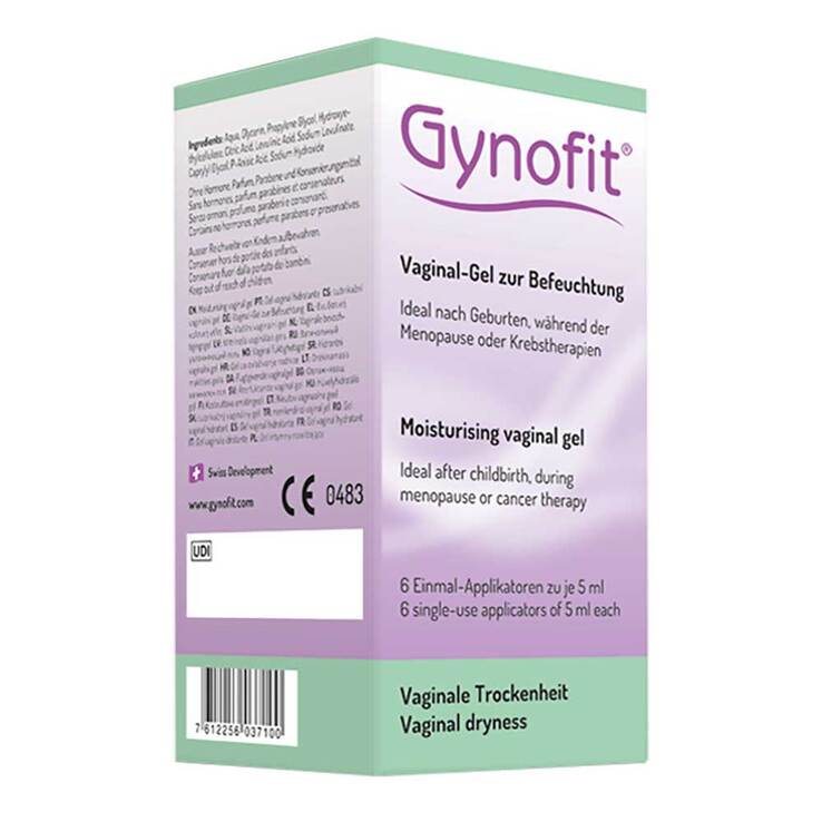 Gynofit Vaginal Gel zur Befeuchtung, 6X5 ml