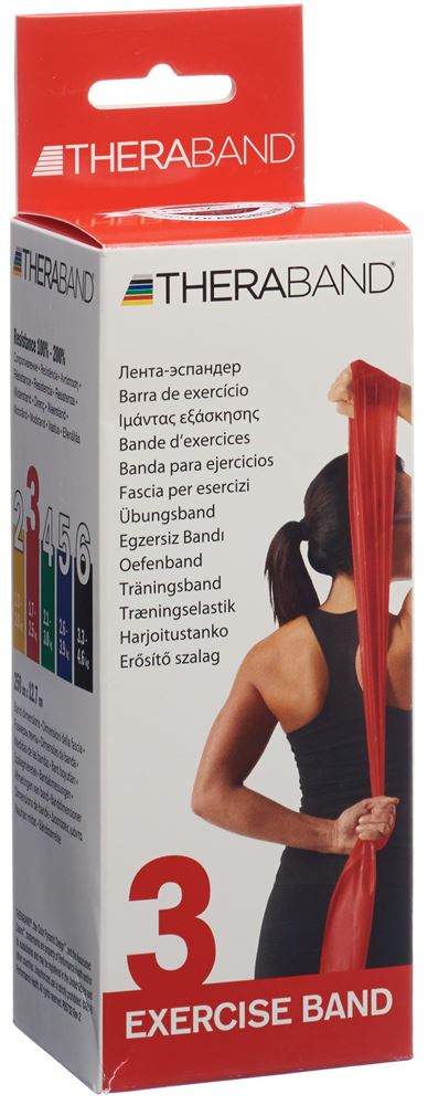 THERA 2.5mx12.7cm rot mittel stark 1 Stk<br>1 Stück, 2.5mx12.7cm, rot mittel stark
