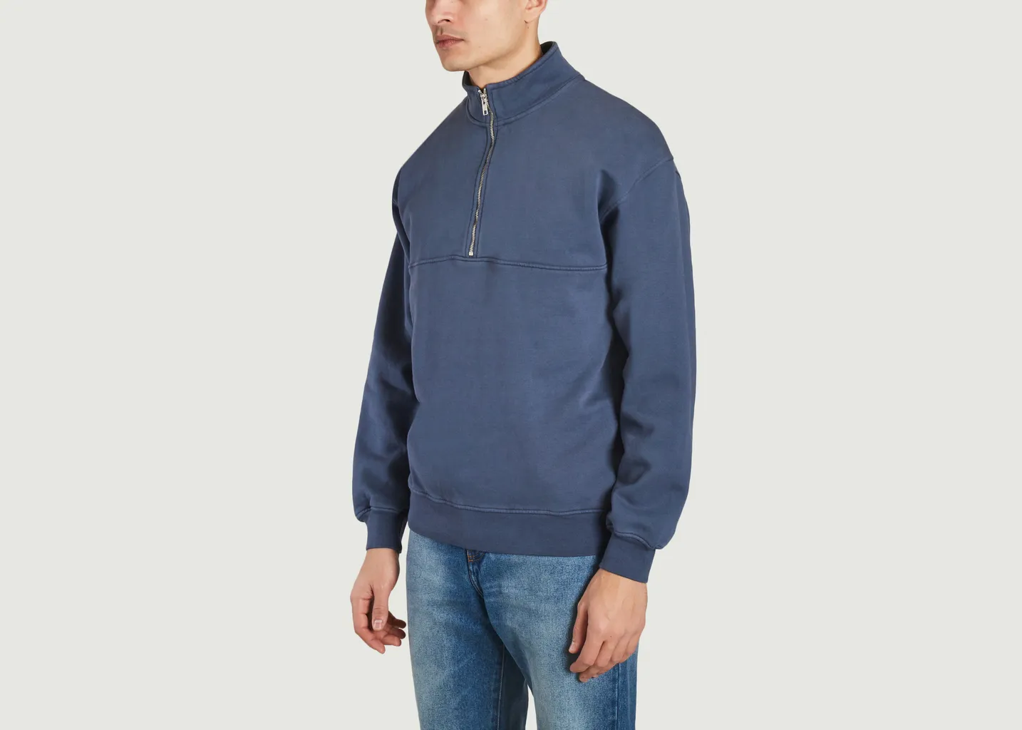 Sweat Quarter Zip Colorful Standard