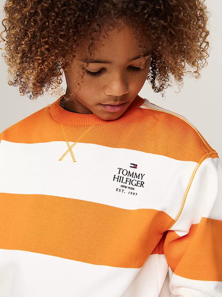 TOMMY HILFIGER Jungen Sweater orange