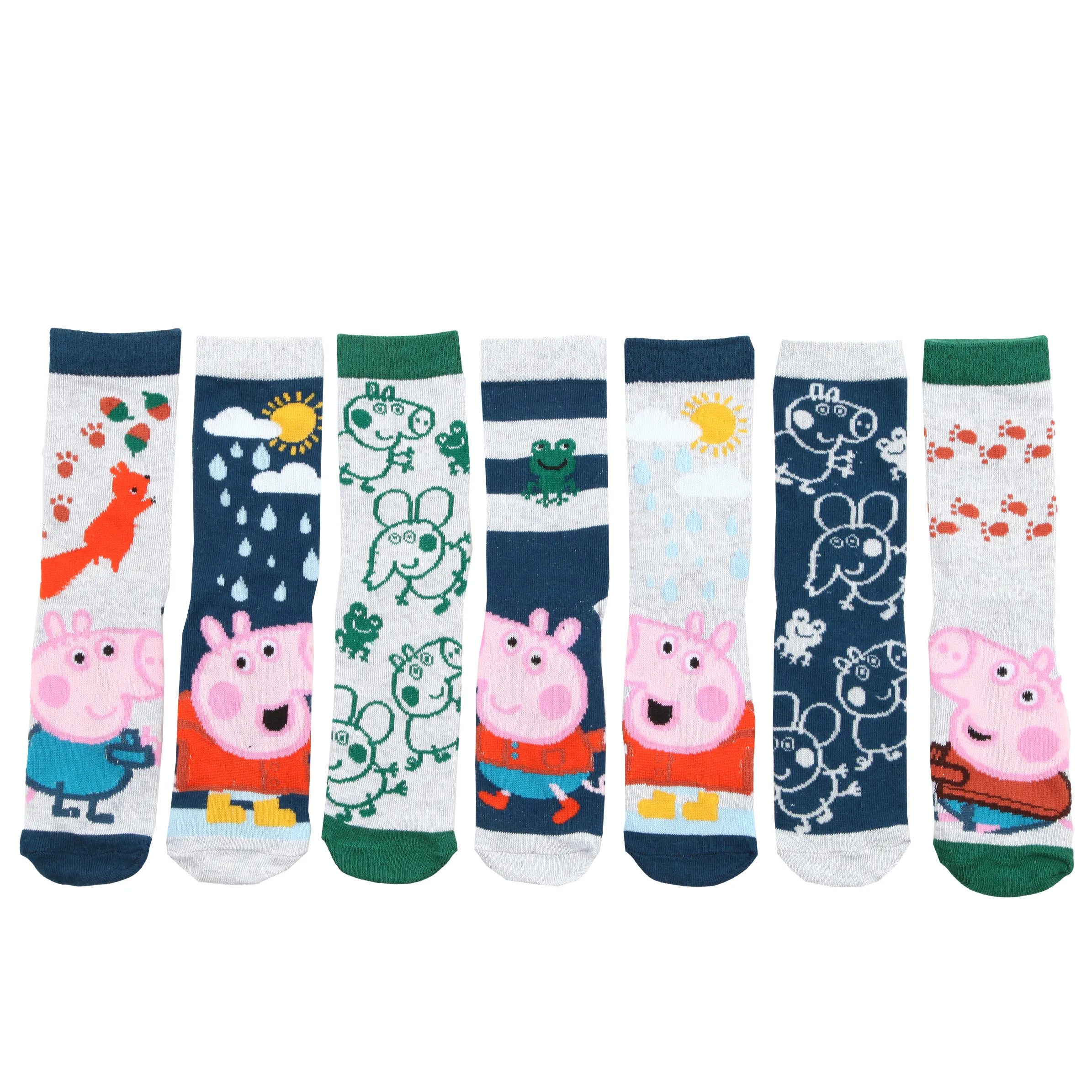 Kinder Socken im 7er Pack mit Motiv 