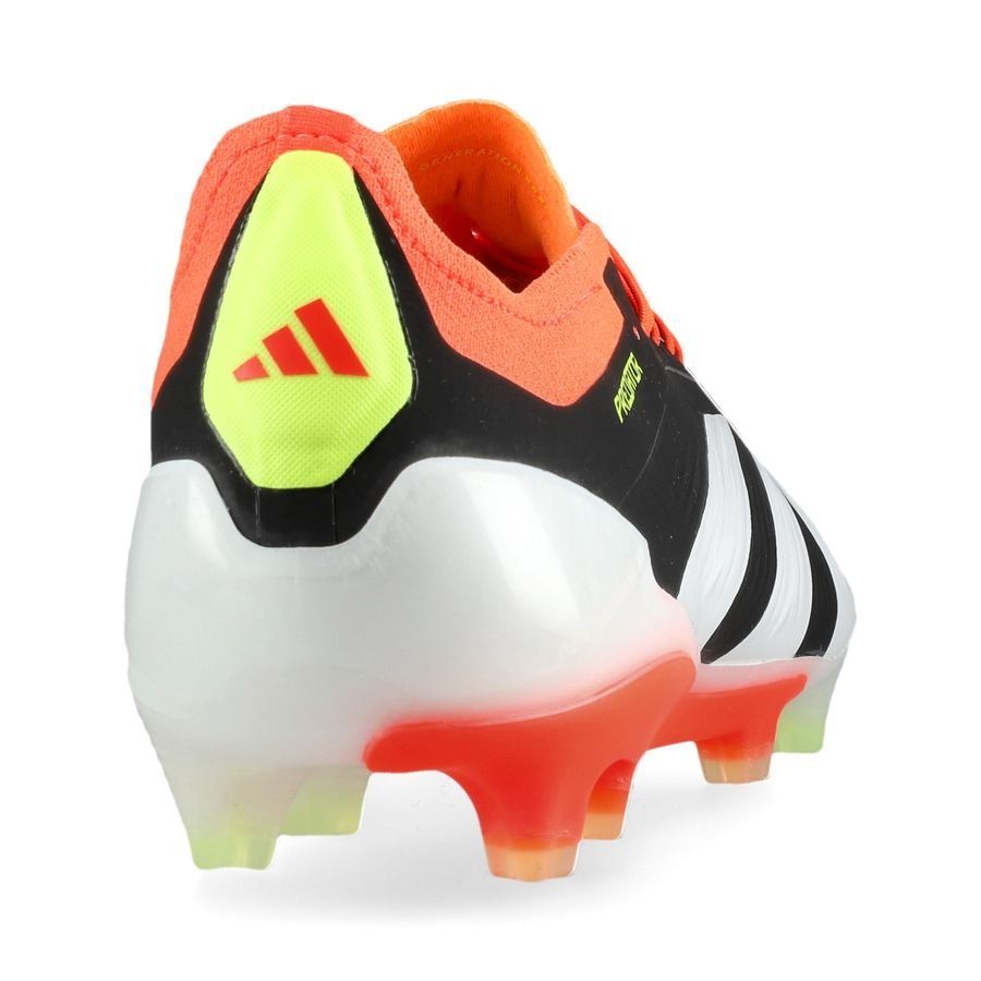 adidas Predator Elite FG Solar Energy - Noir/Blanc/Rouge
