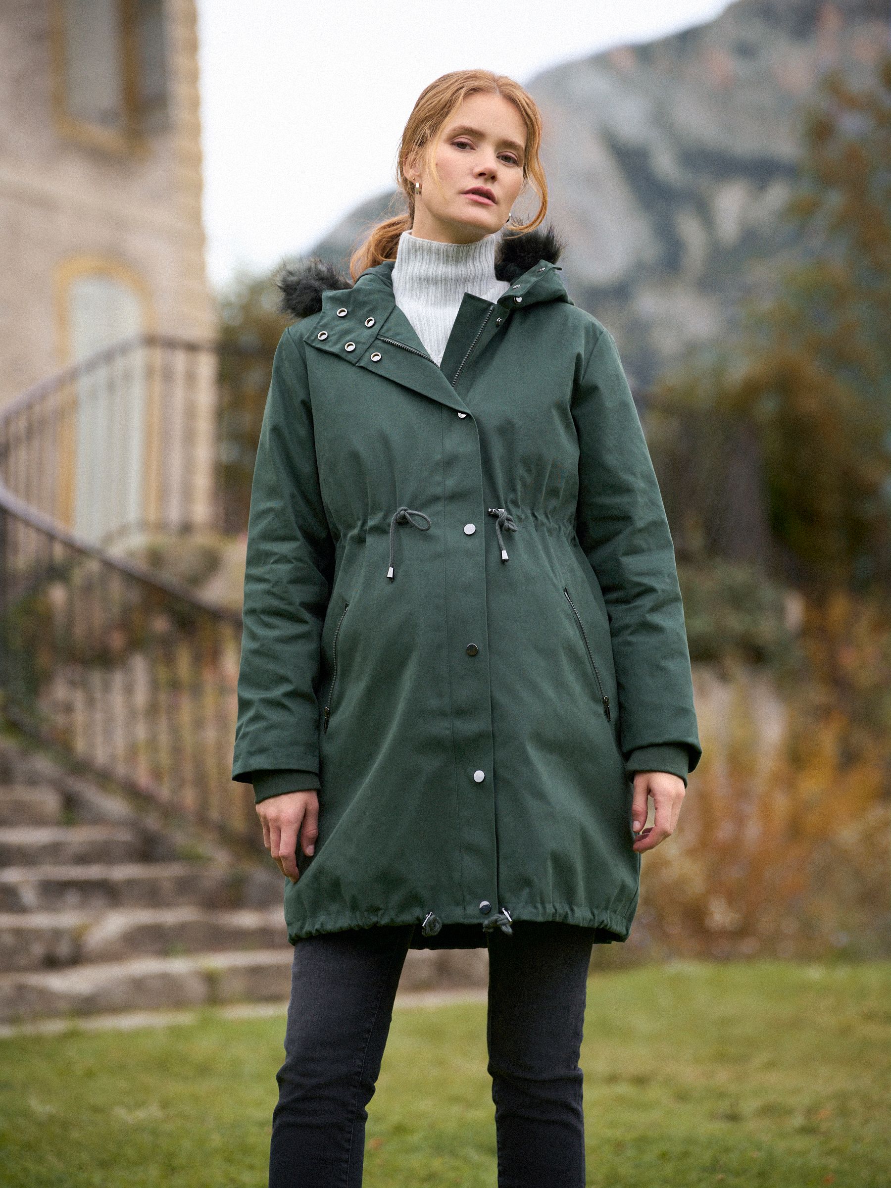 Seraphine Premium Sub-Zero Down Filled 3-In-1 Maternity & Babywearing Parka