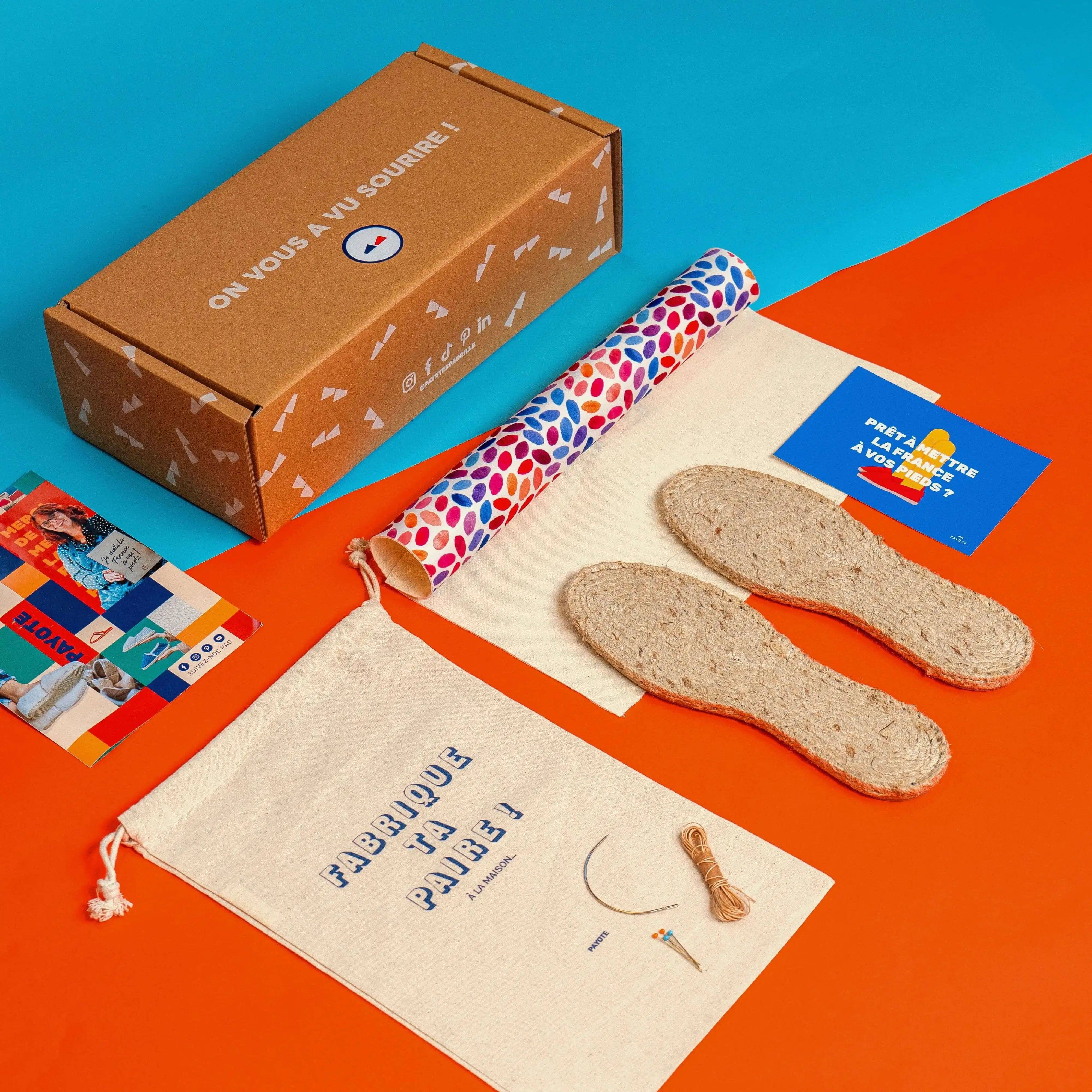 Kit Fabrique ton espadrille AMANDINE