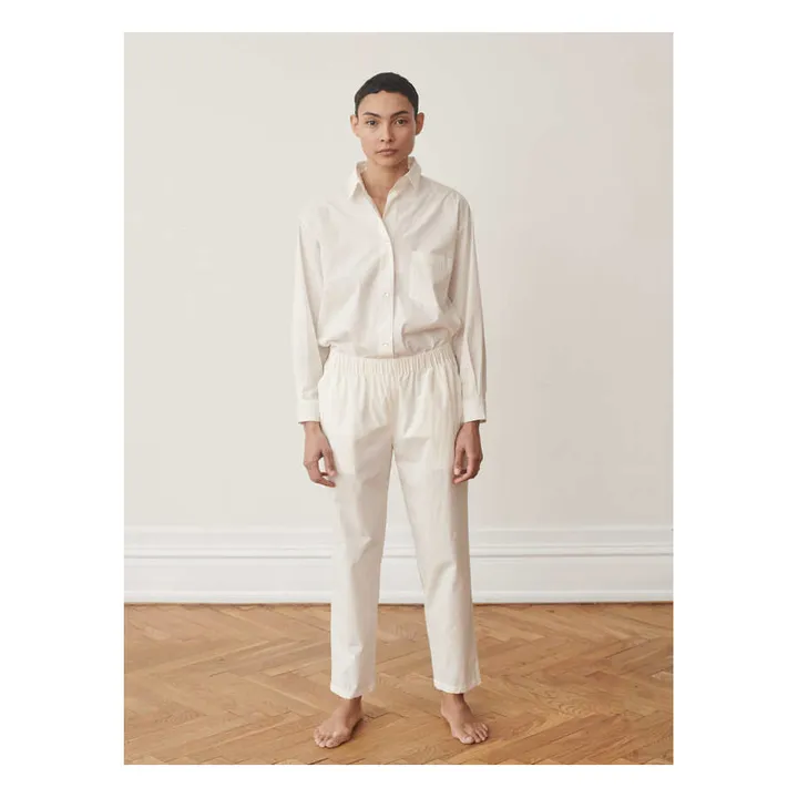Skall Studio Pantalon Edgar Coton Bio | Ecru