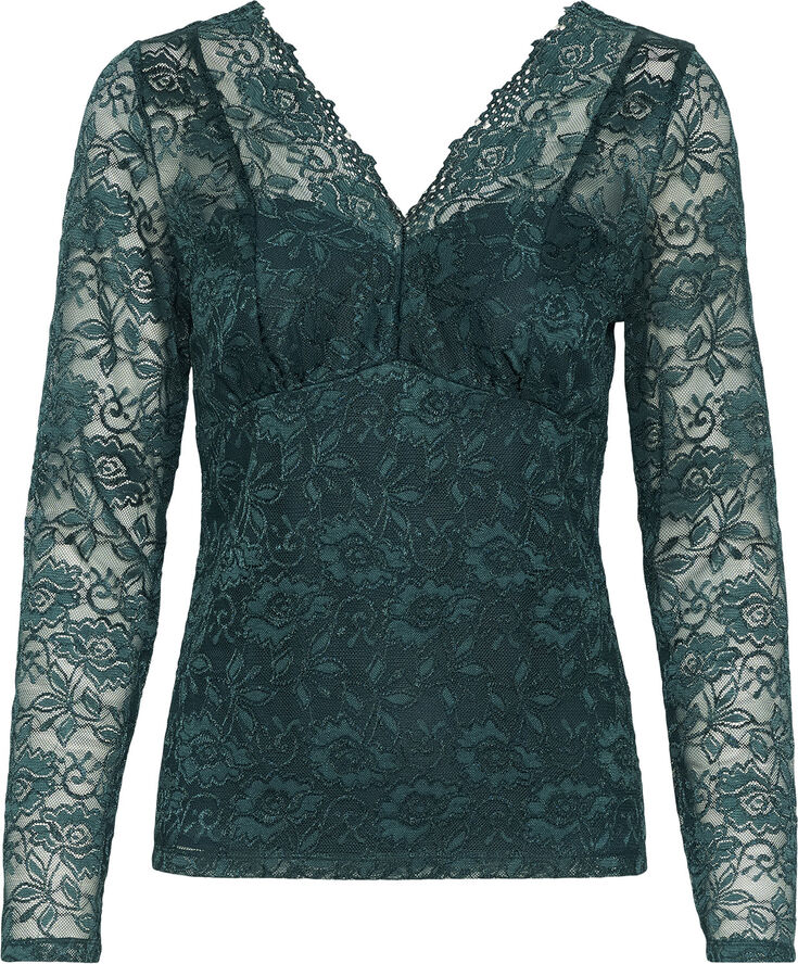 Cream CRGlaze Blouse w. Lining Ponderosa pine