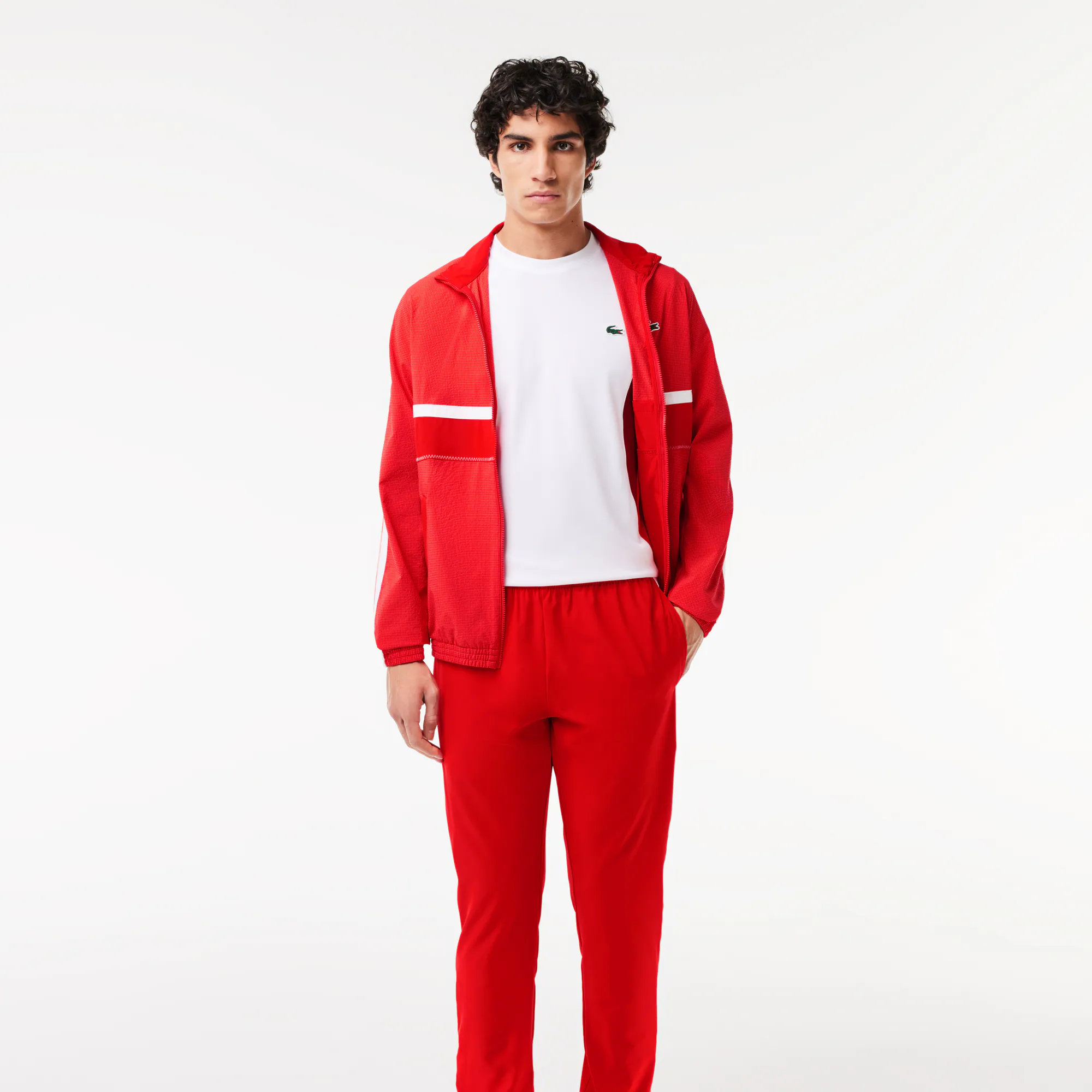 LACOSTE SPORT x Novak Djokovic Trainingsanzug Trainingsanzug-Sets - Rot - Lacoste - Herren
