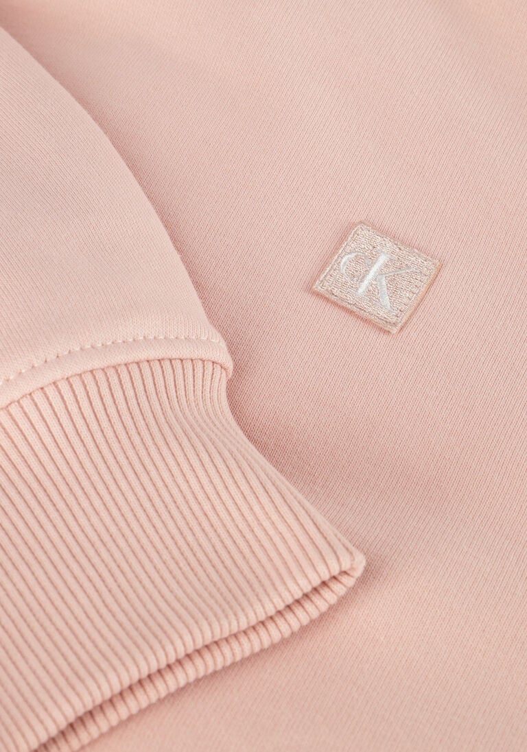 CALVIN KLEIN lichtroze calvin klein sweater ck embro badge regular hoodie