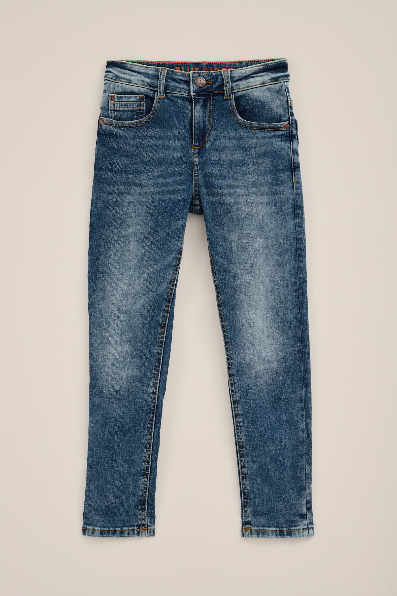 Jongens regular fit jeans met stretch Blue Ridge Felblauw