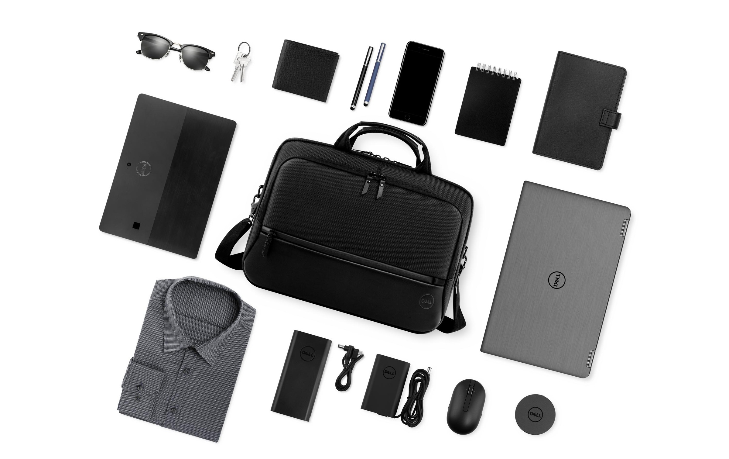 Dell Laptoptasche »DELL Notebooktasche Premier 460-BCQ« Dokumentenfach, Organizerfächer