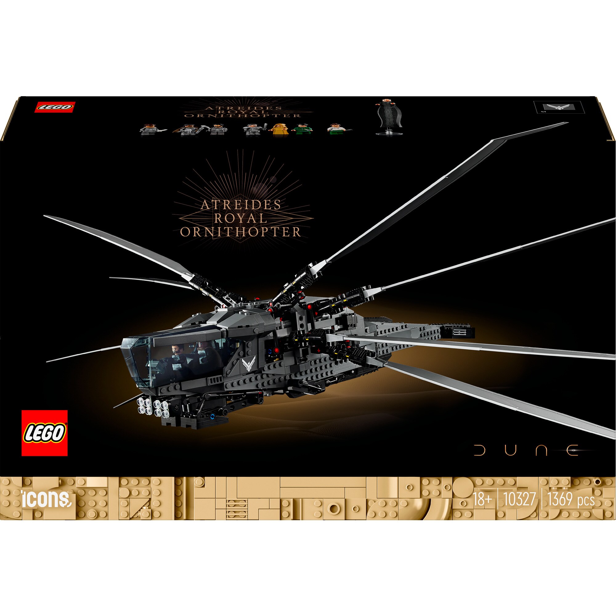LEGO Konstruktionsspielzeug Icons Dune Atreides Royal Ornithopter