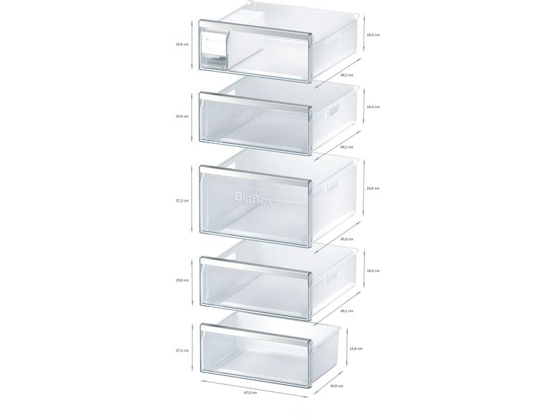 Siemens Gefrierschrank GS58NAWCV Rechts Freistehender Gefrierschrank 191 x 70 cm, Weiss