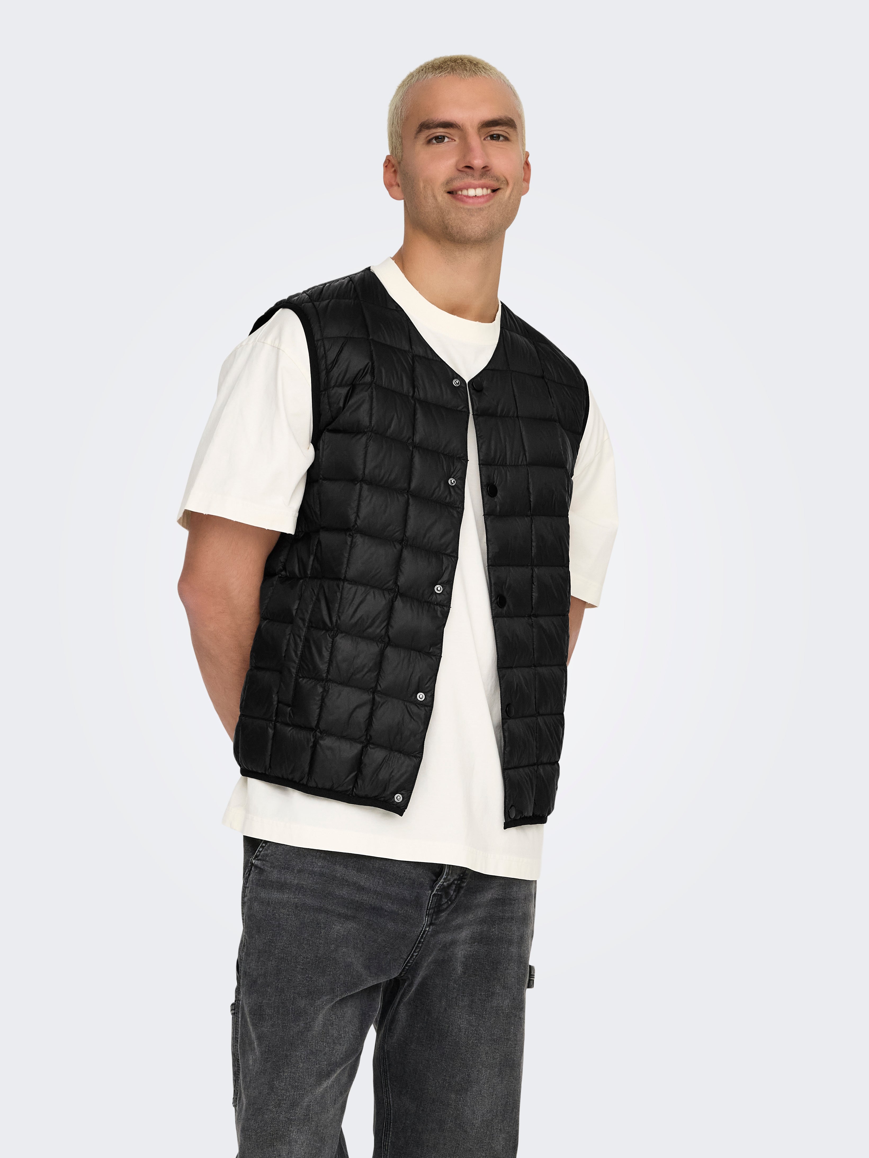 ONSGAVIN Weste Black