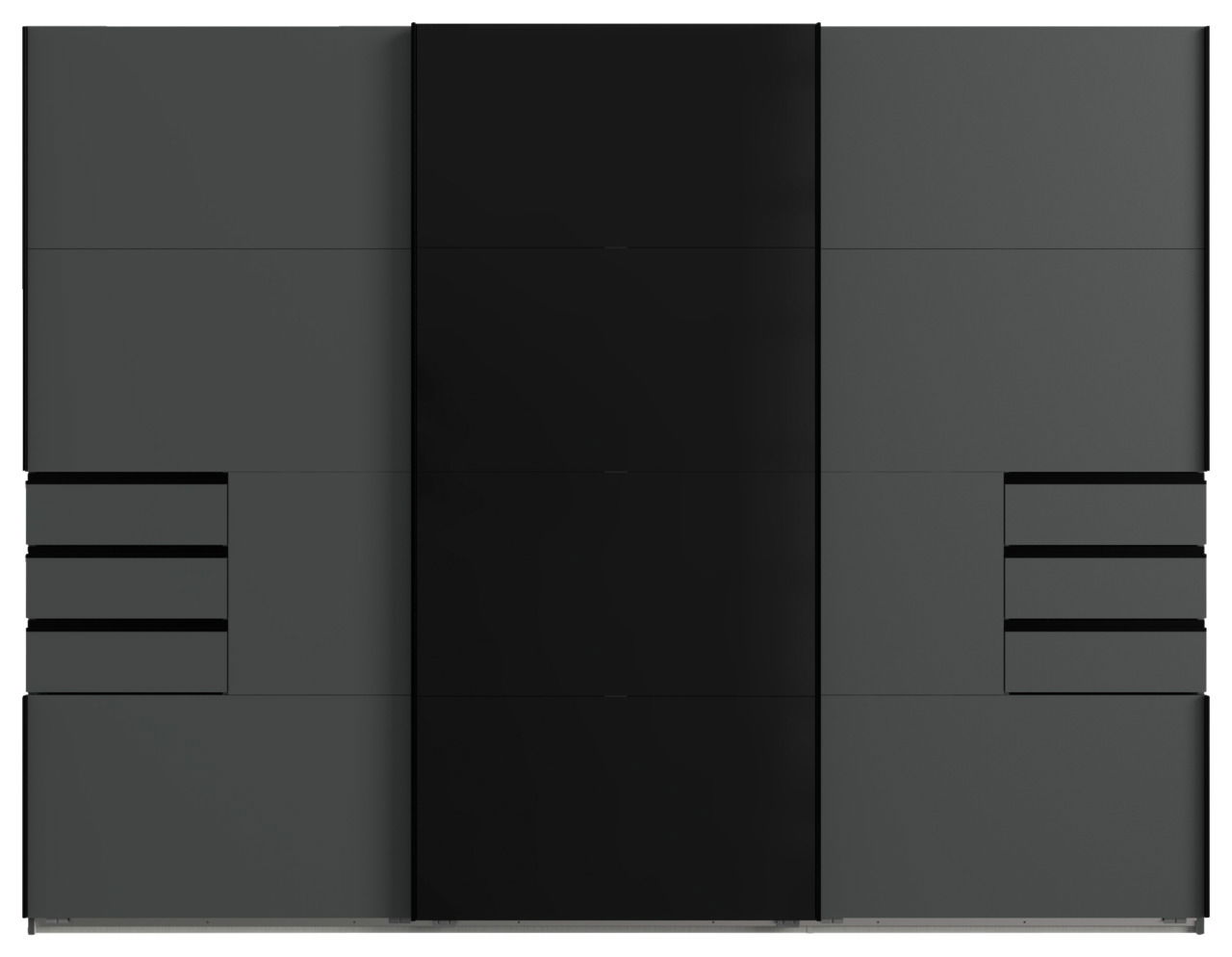 Z2 Schwebetürenschrank 3trg. Saigon