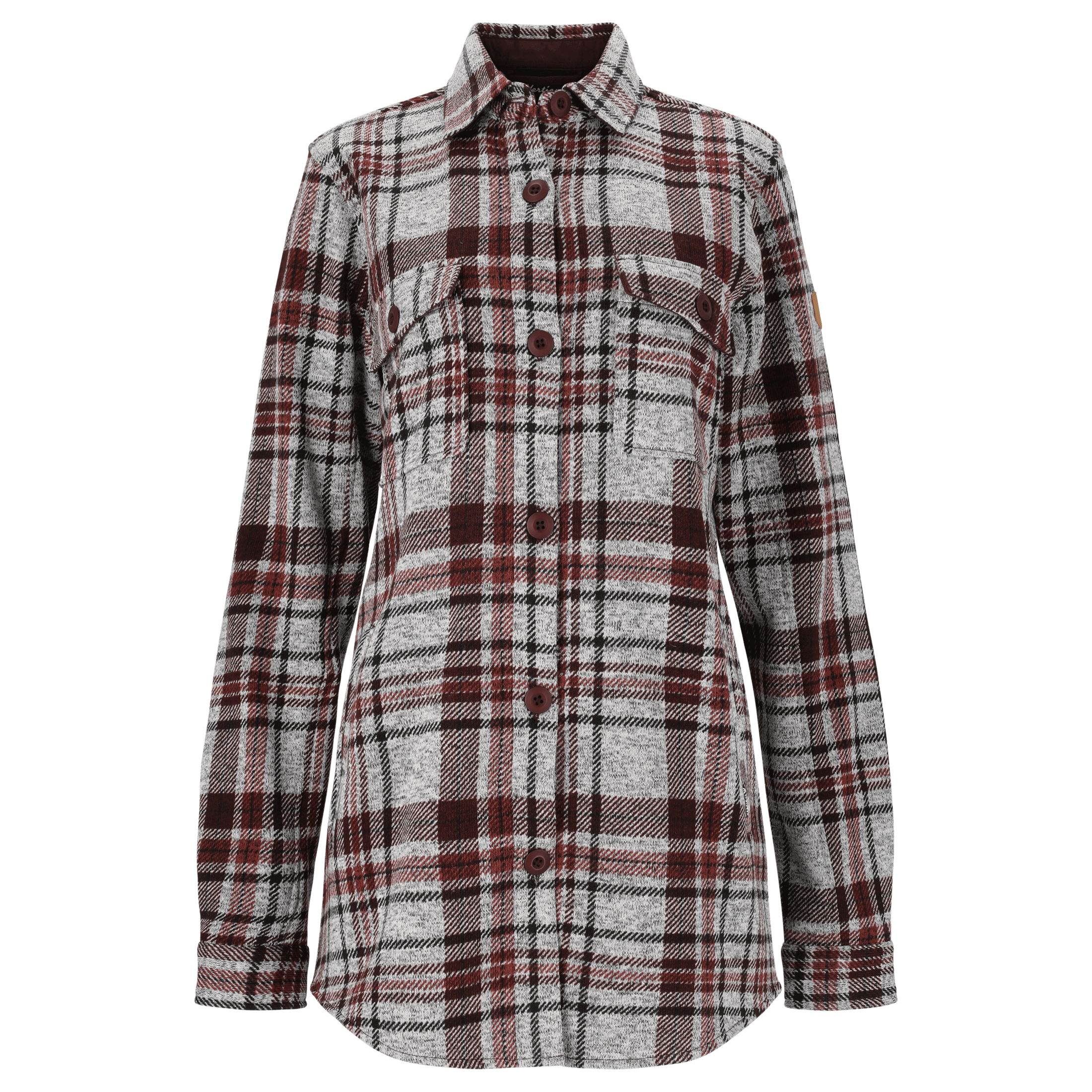 Vertical Millani W Checked Fleece Shirt - Fritid og bomull