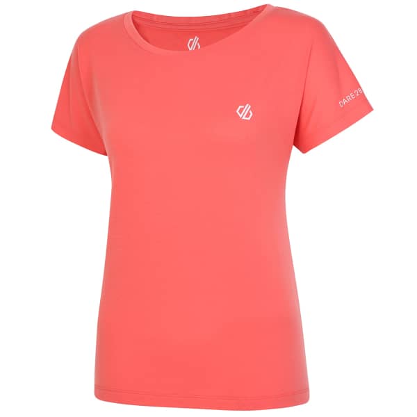 T-shirt randonnée DARE 2B W PERSISTING TEE NEON PEACH MARL