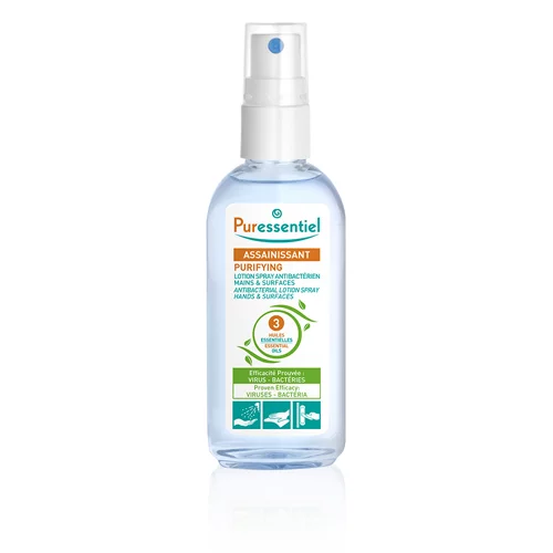 Lotion Spray Antibactérien mains & surfaces  - 80ml