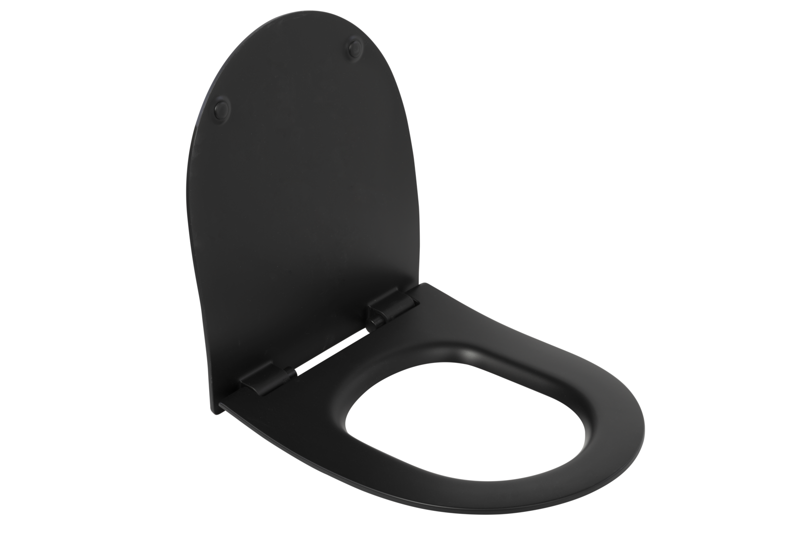Plieger Kansas softclose toiletzitting met quick release zwart mat