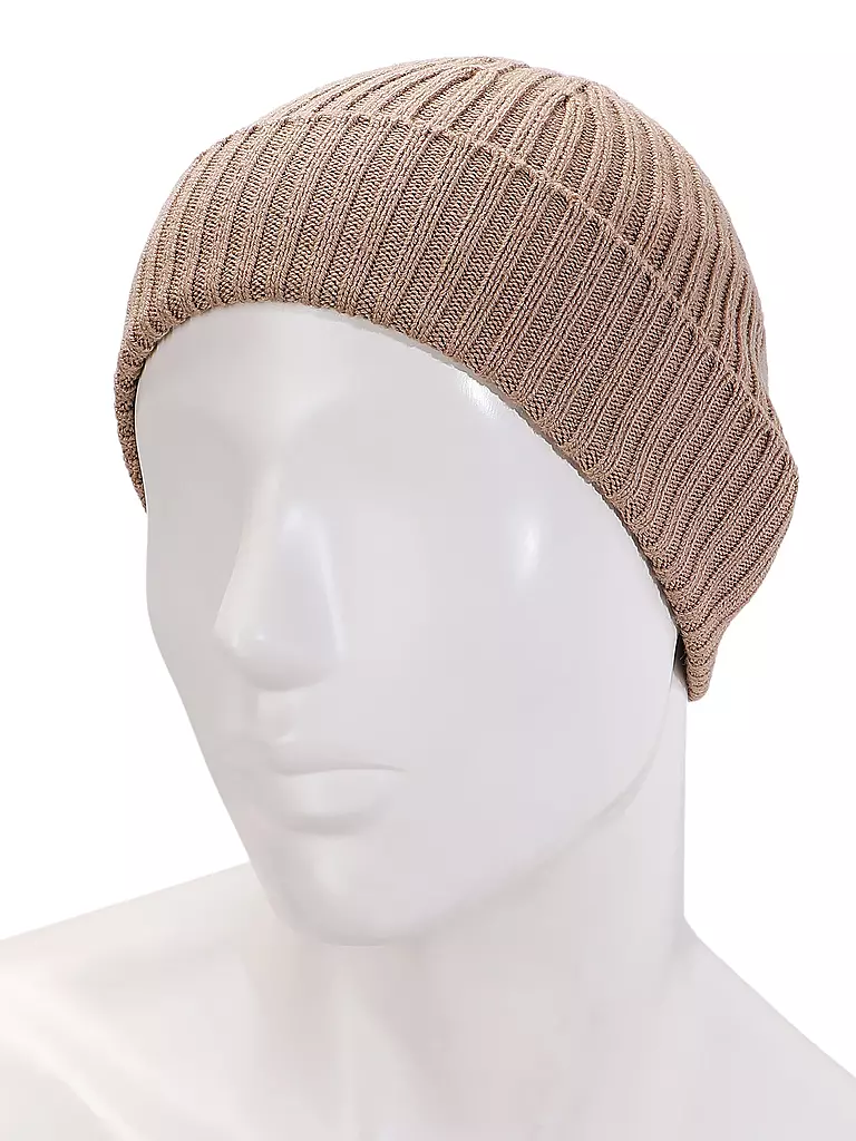 LACOSTE Mütze - Beanie camel