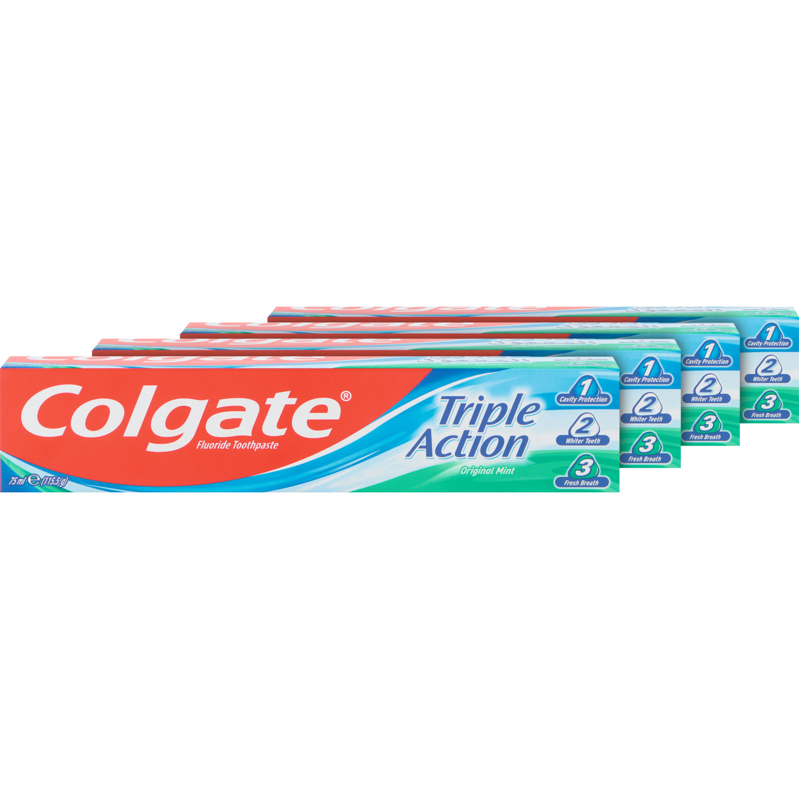 Colgate Zahnpasta Triple Action 4 x 75 ml