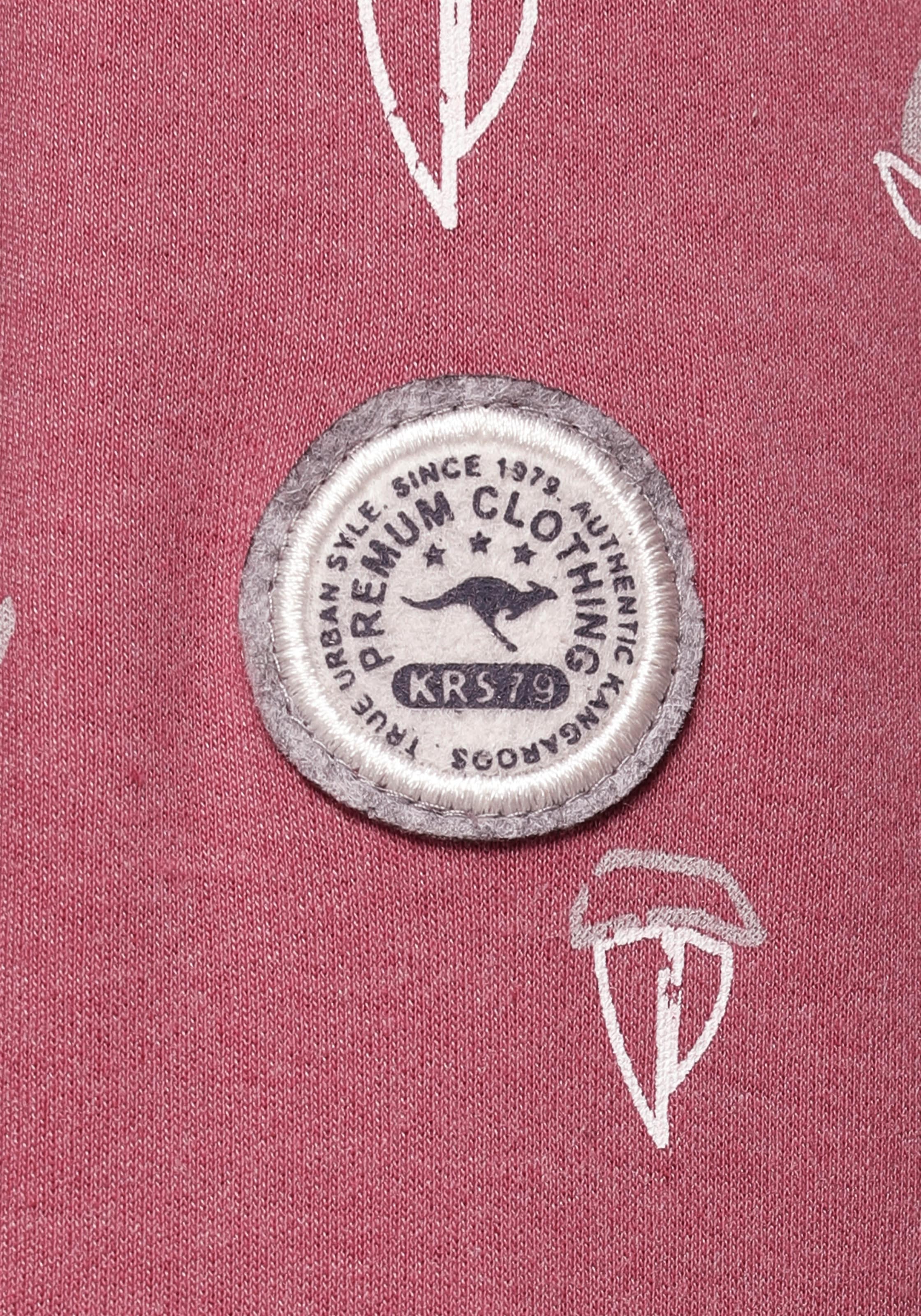 KangaROOS Sweatshirt , Langarm mit Daumenlöchern,  figurbetonter Schnitt,  Schlauchkragen