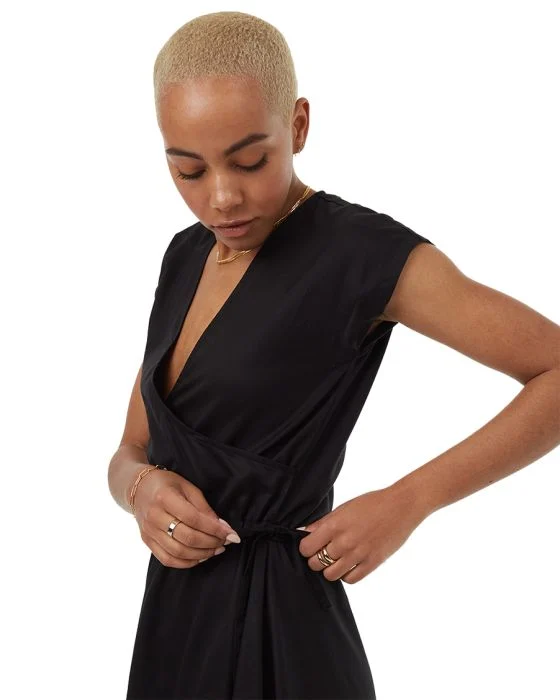 Woven Wrap Dress kjole