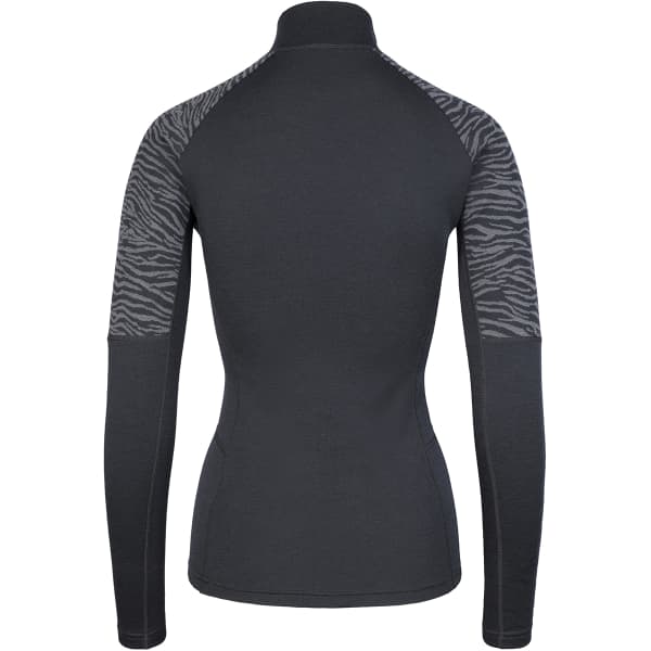 T-shirt thermique JOHAUG ELEVATE WOOL HALF ZIP BLACK